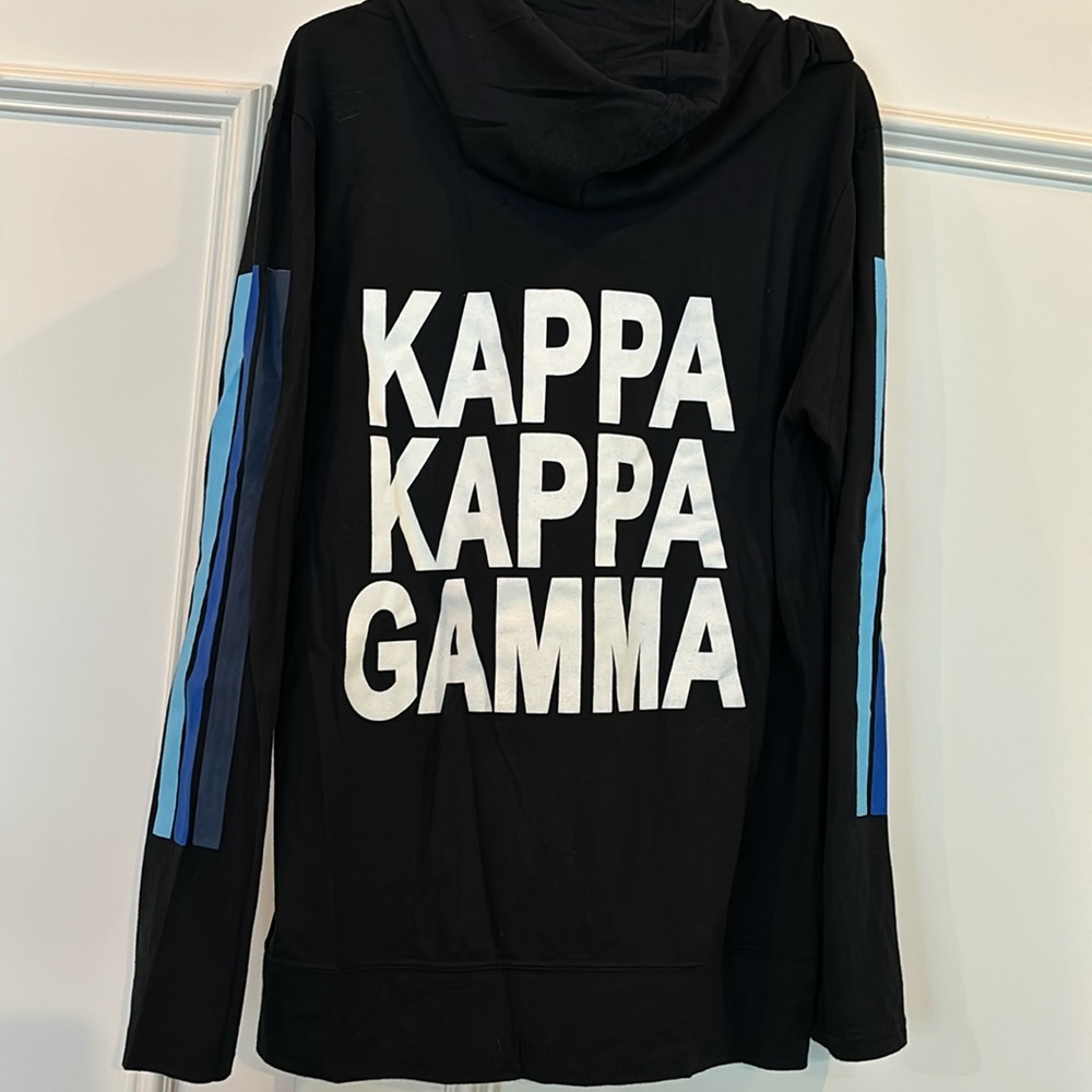 Kappa Kappa Gamma Light-Weight Jersey Full Zip Hoodie